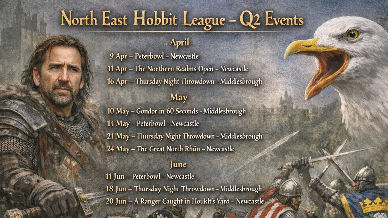 North East & Yorkshire Hobbit League Quarter Two Preview